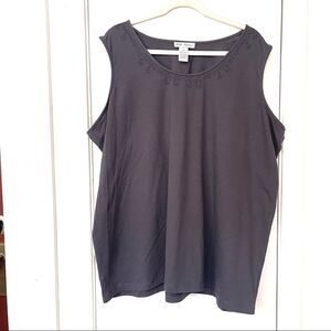Ulla Popken Relaxed fit tank top